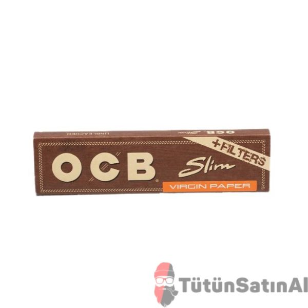 ocb king size virgin paper filter kahverengi zivanali tutunsatinal