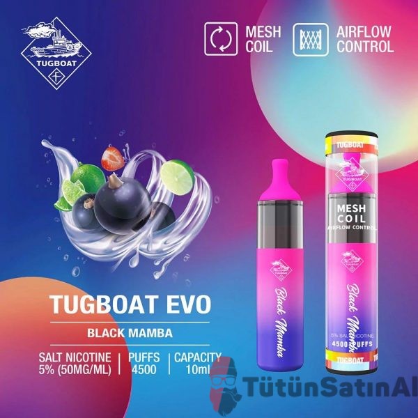 tugboat evo 4500 puffs black mambajpgw1920q75