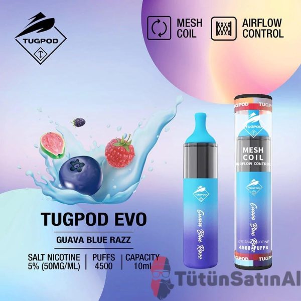 tugboat evo 4500 puffs guava blue razzjpgw1920q75