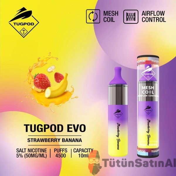 tugboat evo 4500 puffs strawberry banana cilekli muzlujpgw1920q75