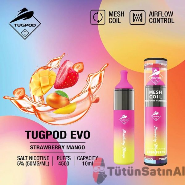 tugboat evo 4500 puffs strawberry mango cilekli mangojpgw1920q75