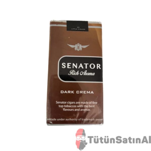 senator rich aroma dark crema ithal sigara tutunsatinal