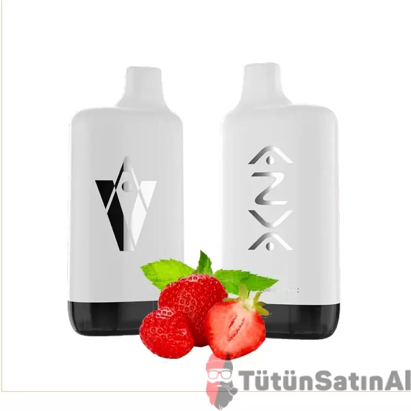 azva puff 8000 strawberry mint tutunsatinal